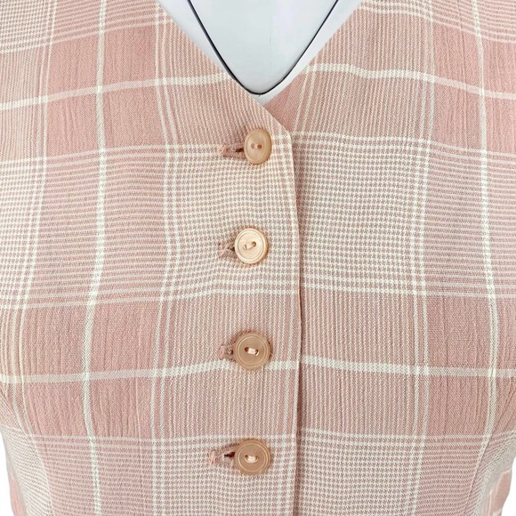 Joseph Ribkoff Vintage Cropped Button Up Top Sz 6 Petite - Picture 2 of 5